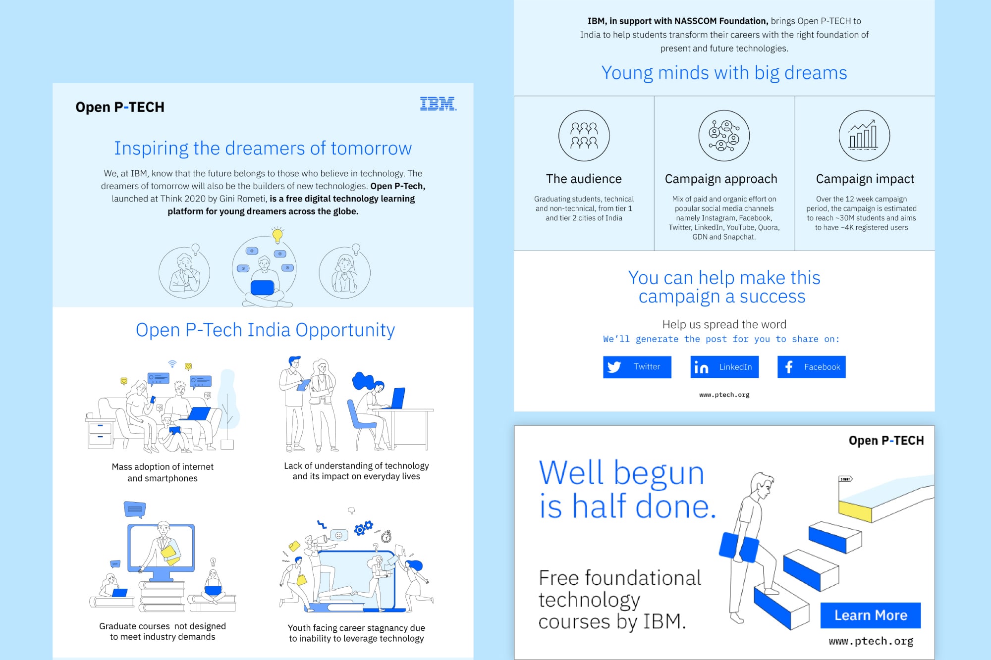 Open P-Tech | Campaign for Open P-TECH to Drive Certification Program Registrations - Narrative