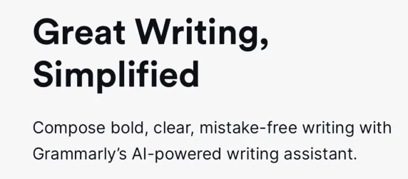 Great Writing Simplified