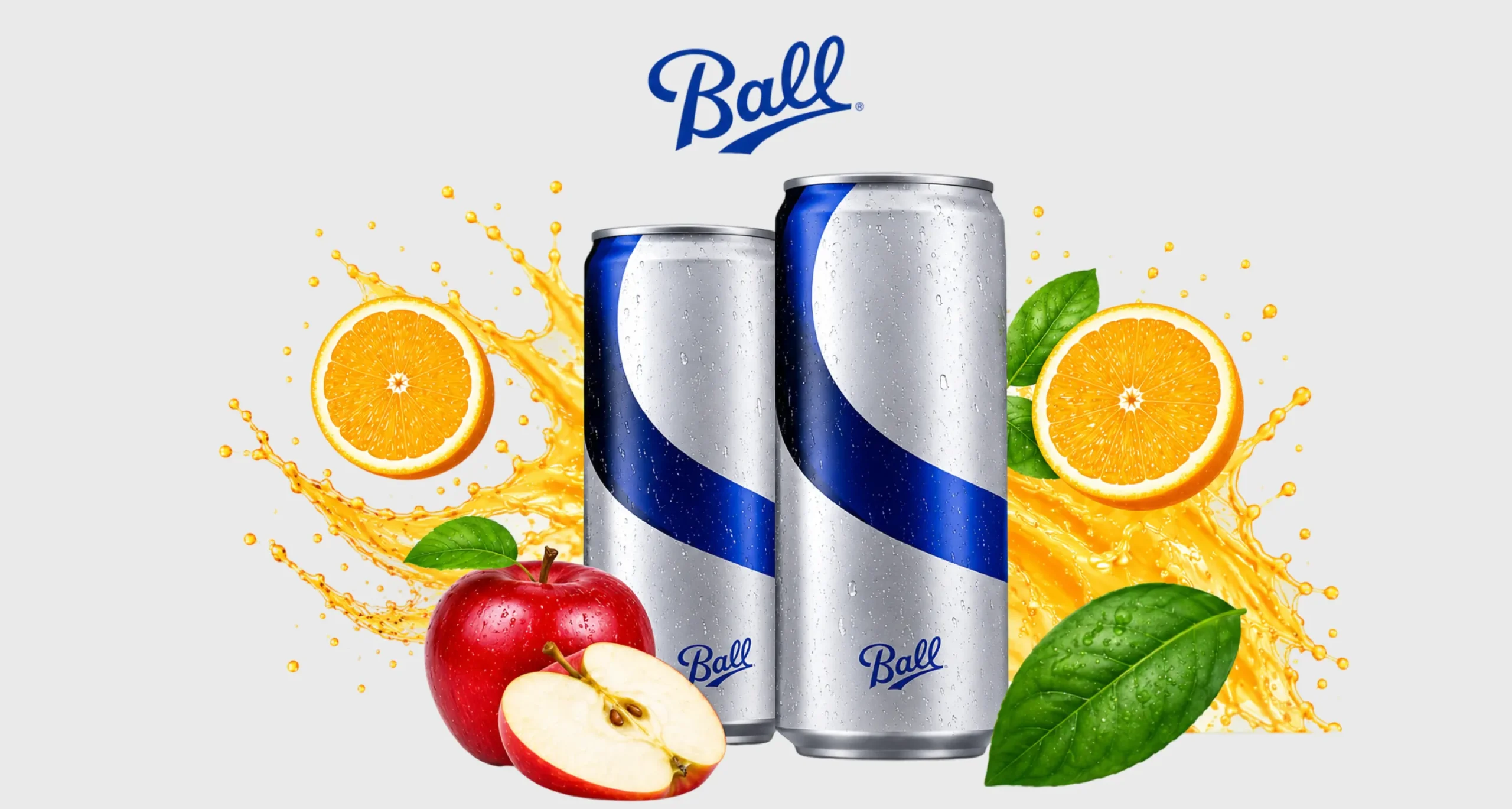 Ball Beverages: Crafted a magazine ad for the beverage can division of Ball Corporation, a global leader in aluminum packaging, to attract drink brands.