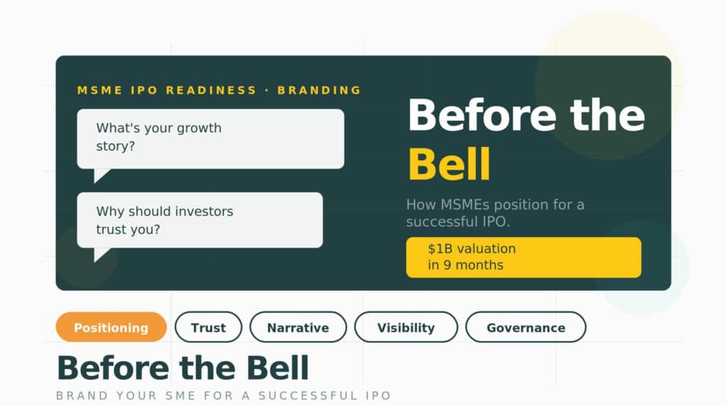 Before the Bell – Brand your SME  for a successful IPO