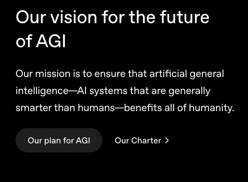 OpenAI’s mission statement